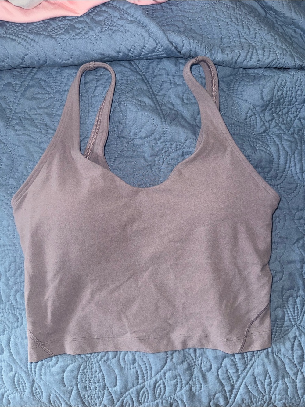 lululemon athletica align Crop Tank — Mauve